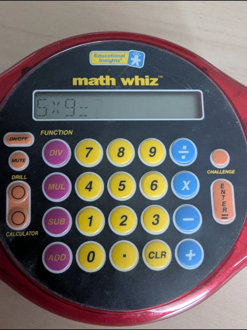 Educational Insights Math Whiz Electronic Handheld Learning Game Toy